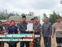 TMMD Sengkuyung Tahap 1 TA.2023 Sasar Akses Jalan Pantai Layur Lasem