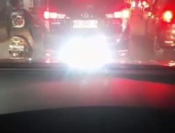 Viral, Video Mobil Berlampu Rem LED Putih Menggangu Pengguna Jalan