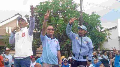 Ribuan Pendukung PRABOWO – GIBRAN Hadiri Senam Gemoi Pilar 08 Di kecamatan Situbondo
