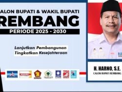 Prabowo Dukung Pasangan Harno – Hanies Untuk Pimpin Kabupaten Rembang