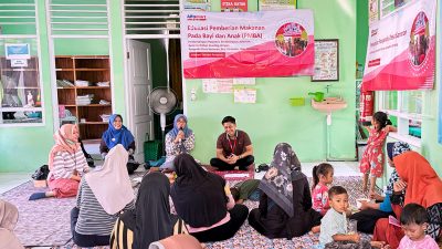 Tekan Angka Stunting, Alfamart Gandeng Puskesmas Gelar Posyandu di Pamotan Rembang