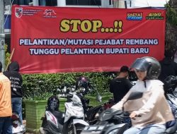 Geram !! Wakil Ketua DPRD Rembang Meminta Bupati Taati Peraturan Kemendagri, Agar Tak Ada Rotasi Mutasi Jabatan di Pemkab Rembang.